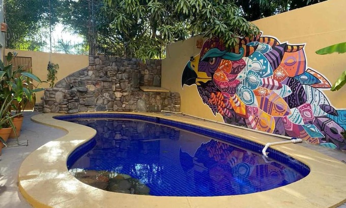 Lomas de Mazatlán Apartamento | First floor apartment with 2 bedrooms and 2 bathrooms. Pool & waterfall views