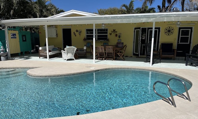 Indialantic By The Sea Casa | Melbourne Beach Gem - Three bedroom pool home a couple of blocks from beach