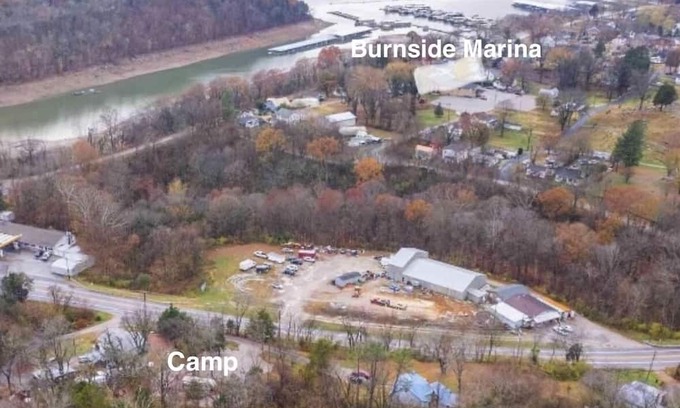 Burnside Casa | Private camping less than a mile from marina AND General Burnside State Park.
