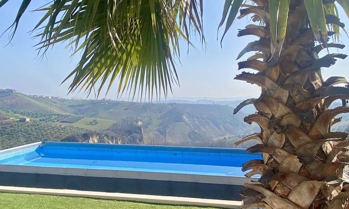 Castilenti Cama Y Desayuno | Bed and Adventure - Camera Vista met Panoramisch Uitzicht!
