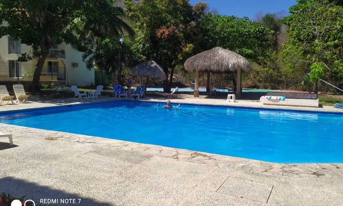Crucecita Condominio | 5 minutes walk to the town square. Gated Community condo w