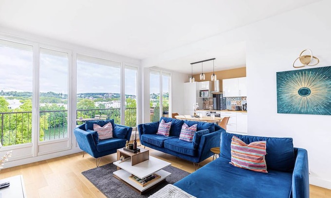 Billancourt–Rives de Seine Apartamento | Lovely cocoon with view of the Seine