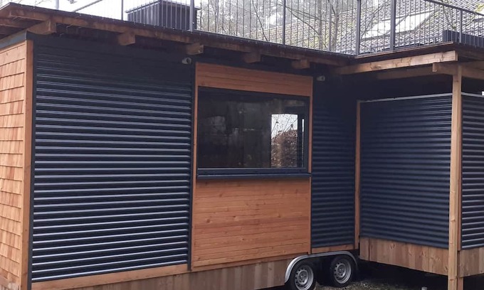 Pleinfeld Cabina | Tinyhaus mit Dachterrasse - Waldcamping Brombach