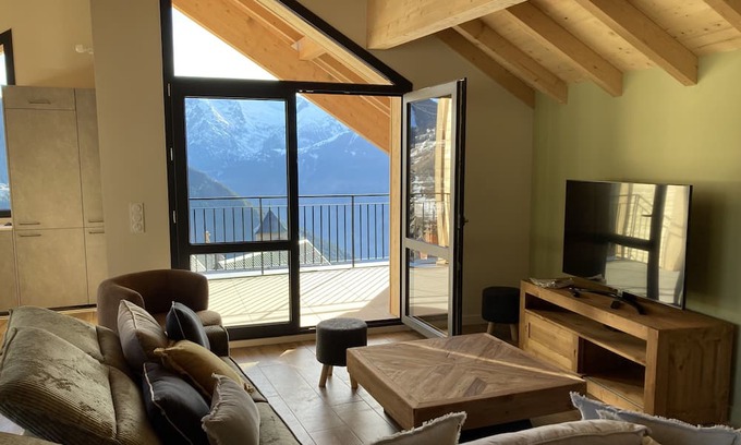 Huez-en-Oisans Chalet De Esquí | Nouveau ! Chalet Neuf, Accès Rapide aux Pistes et vue Exceptionnelle