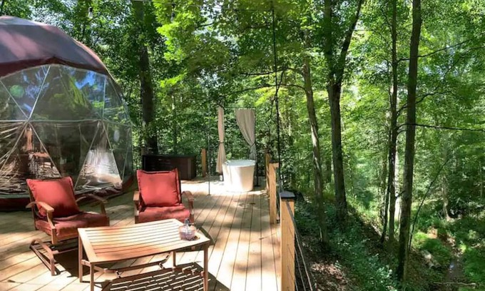New Plymouth Cabina | Wildwood-Magical dome home in the forest!