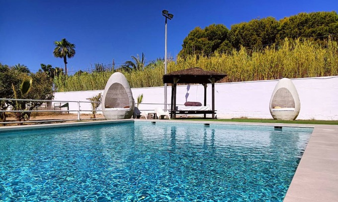 Playa de San Juan Villa | Villa '30 People, Pool, Disco,10 Min Beach' with Mountain View, Wi-Fi and Air Conditioning