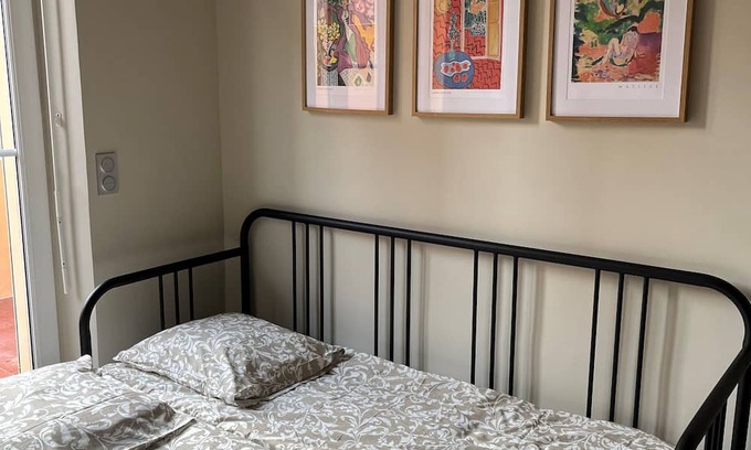 Menton Apartamento | Villa Orchidee App.4, Proche de Monaco, le Bord de mer est a 200 Mètres