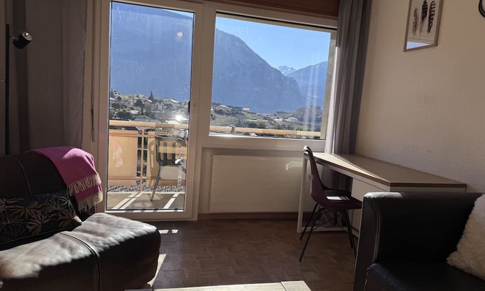 Miege Apartamento | Spacieux, Situation Idéale Pour Visiter le Valais