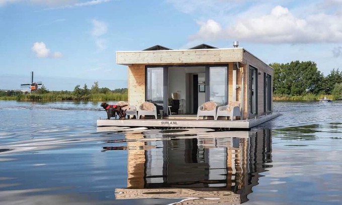Oud Ade Alquiler De Eote | Luxe houseboat 4 volw/2 kind op Kagerplassen (ZH)