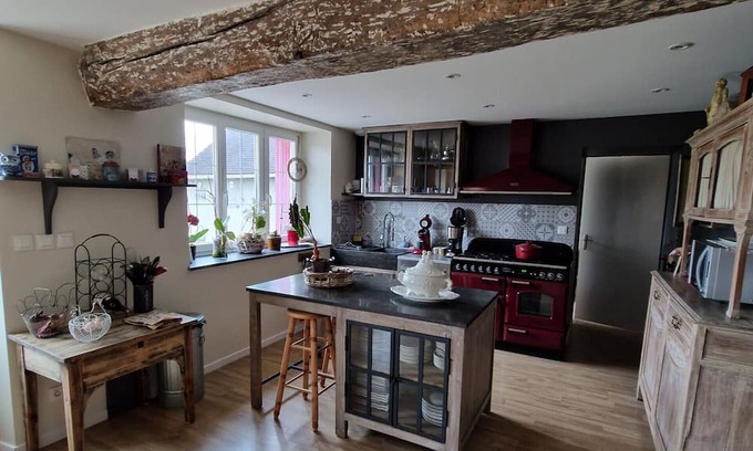 Roeze-sur-Sarthe Casa | Le Bégonia - Jardin - 6p - Rêve au Mans