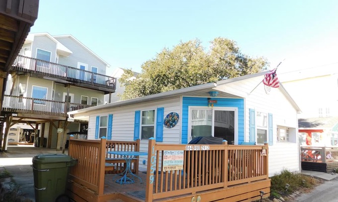Surfside Beach Cabaña | Ocean Lakes site 1059, just steps to the ocean