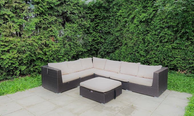 LaSalle Apartamento | Luxury 2-Bed Apt for 6: Near Airport & Downtown, Backyard with free Parking