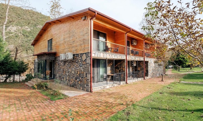 Altinova Casa | Serene Room w Balcony Pool and Garden in Nature
