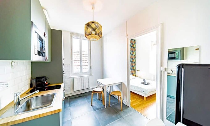 Les Poulettes Apartamento | Le petit Raspail-Appartement rénové-Gratte-Ciel