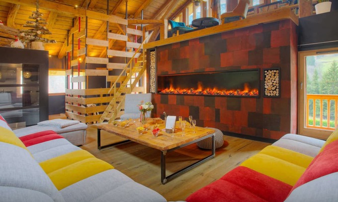 Le Petit-Bornand-les-Glieres Chalet De Esquí | Chalet 1703 - Designer luxury stay for 12 with spa - OVO Network