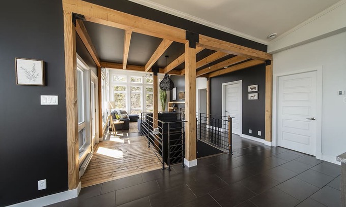 Saint-Joseph-de-la-Rive Chalet De Esquí | Le Contemporain Charlevoix - Spa, Fleuve et Calme
