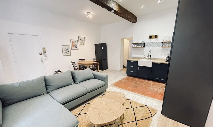Saint - Aubin - Dupuy Apartamento | Cozy nest with terrace in Toulouse