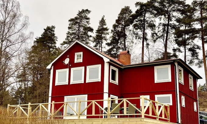 Vreta Kloster Casa | Flemma Gård The lake view with sauna