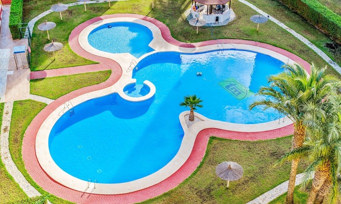San Javier Apartamento | Apartment 'Puerto Mar I Bloque 5 9-5' with Shared Pool, Shared Terrace and Wi-Fi