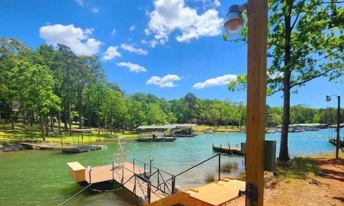 Reed Creek Casa | "Simply Unhitched" Lake Front RV with Swim Dock