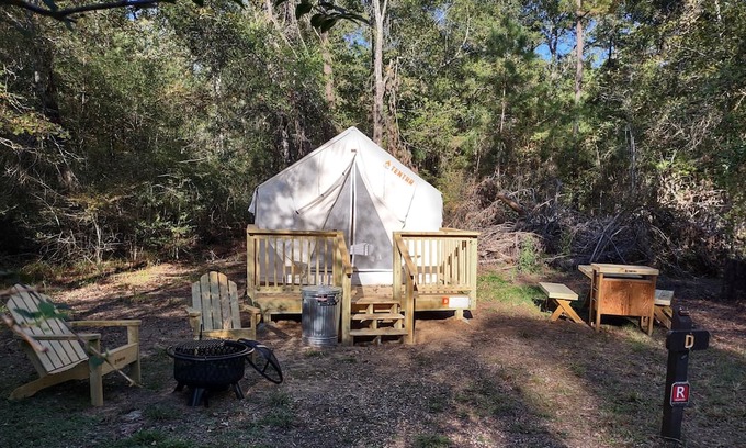 West Livingston Alquiler De RV | Tentrr State Park Site - TX Lake Livingston State Park - Site D - Single Camp