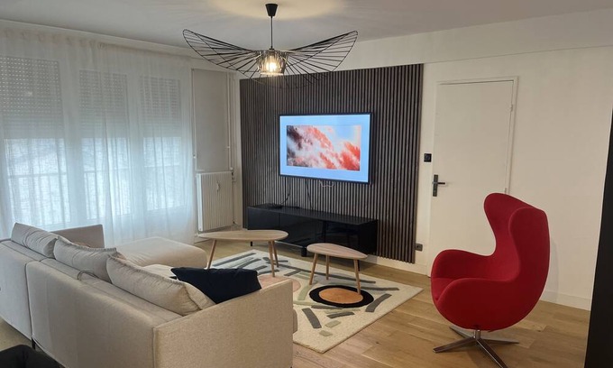 Republique–Point-du-Jour Apartamento | Appartement de Haut Standing Pour 4 Personnes