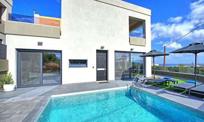 Kato Galatas Villa | Villa Popi - Agioi Apostoloi ,Crete