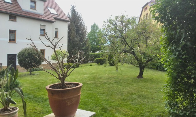 Groitzsch Apartamento | Apartment in the countryside in a small town in the south of Leipzig for up to 4 people