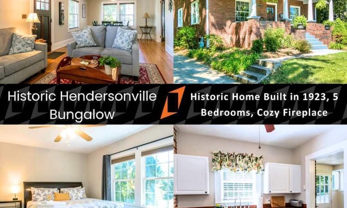 Druid Hills Casa | Hendersonville Bungalow~$375 Free Activities Daily