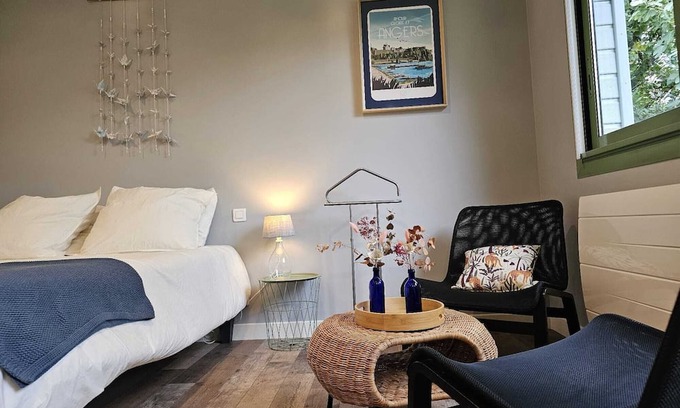 La Fayette-Eble Cabaña | Charming independent studio near train station, ESA, Catho, Fresne - Angers