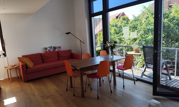 Konstanz-Dettingen Apartamento | Welcome: Stylish, bright and loft-like vacation apartment near Lake Constance