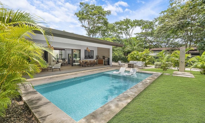 Villarreal Casa | Casa Jaguar 3 Bedroom 6 Guests Nestled in Jungle Private Pool & Sauna & Fire Pit