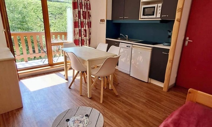 Saint-Francois-Longchamp Apartamento | PIED DES PISTES 4 persons with balcony