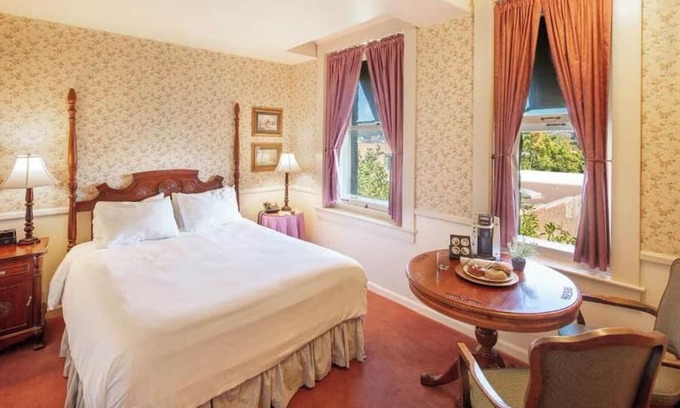 Santa Rosa Hotel | Sweet King Room with Private Bath + Period Furnishings Perfect for Getaways