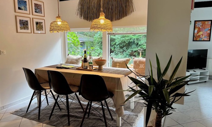 Worpswede Casa | PARADISO WORPSWEDE - pure relaxation at the water lily pond for up to 8 people
