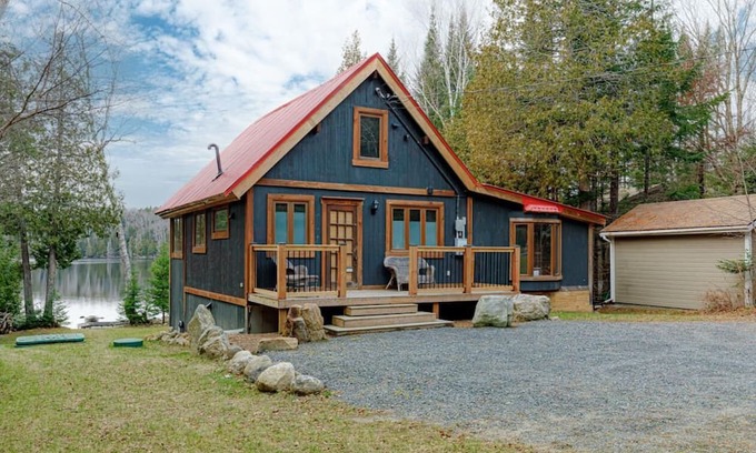 Nominingue Chalet De Esquí | Forest & kayak family cottage