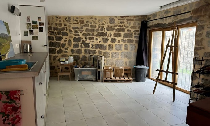 Villemagne-l'Argentiere Casa | Gîte de la riviere, beautiful village house (with artist studio)