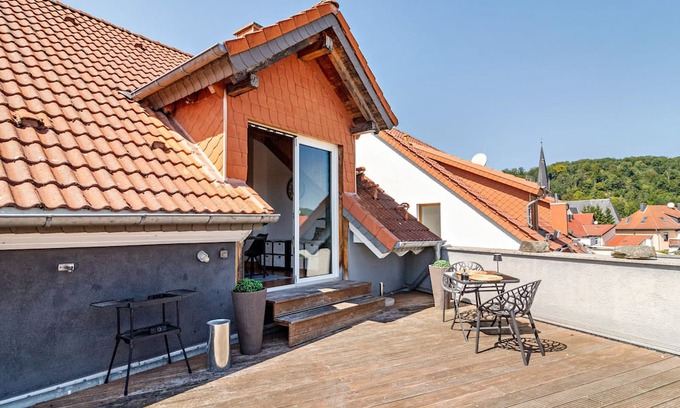 Harztor Apartamento | Apartment 'Männerleben' with Private Terrace and Wi-Fi