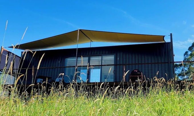 Nimbin Cabina | Stoney Chute Eco-Cabin 2: off-grid, cosy farm-stay retreat 5km from Nimbin.
