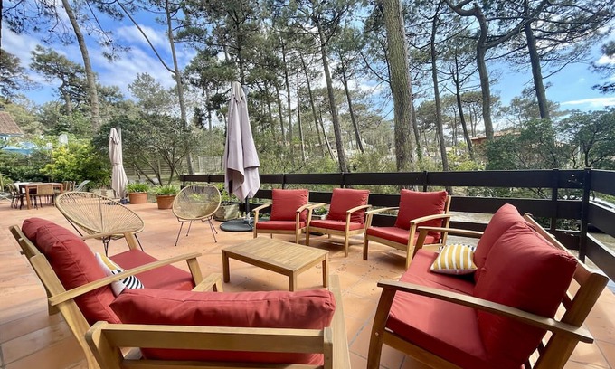Lacanau-Ocean Chalet De Esquí | Amplia casa familiar a tiro de piedra del océano