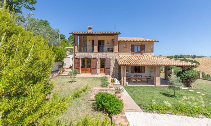 Gualdo Cattaneo Casa | Vacation Home in Marcellano with 4 bedrooms sleeps 8