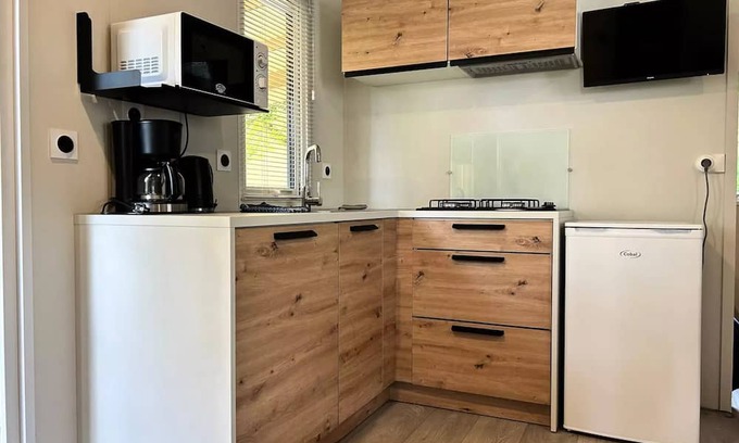 Paray-le-Monial Casa | Camping Au Bon Lieu * - Mobile Home ADELIE + - 2 bedrooms 5 people