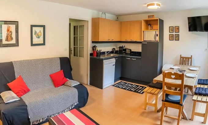 Les Orres Apartamento | Residence Le Parc Des Airelles - Charming duplex with stunning views of the slopes