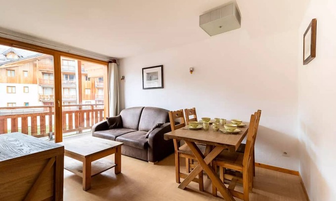 Les Orres Apartamento | Residence Le Parc Des Airelles - Pleasant apartment at the foot of the slopes