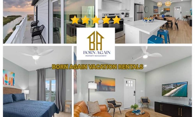 South Padre Island Condominio | New Luxury Mid Rise Condo with Amazing View 2 King Beds High End Water Front South Padre Island