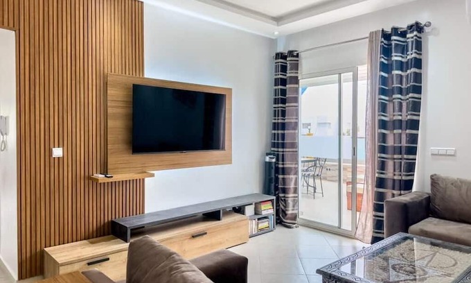 Imi Ouaddar Apartamento | Terrace with bioclimatic pergola - High-end apartment in Imi Ouaddar