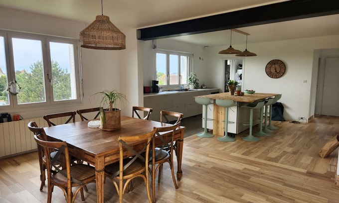 Wissant Villa | Pretty renovated villa with sea view, a few steps from the beach.