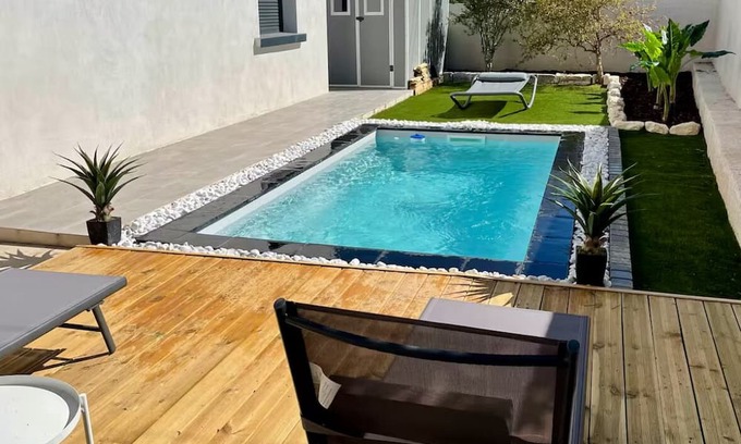 Boisseron Casa | Charming, QUIET ground floor villa with private pool