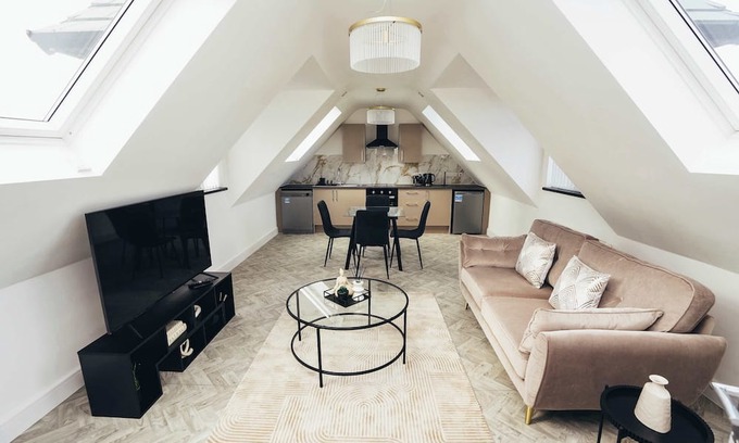 Barrow-on-Trent Apartamento | Hen & Chickens Luxury Apt Free Parking | By DerBnB