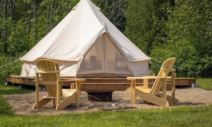 Miller Lake Casa | "Mariner" Tent near Tobermory